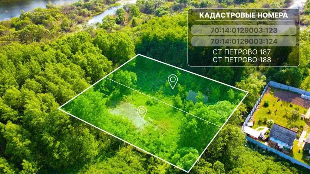 Участок в Томская область, Томский район, Петрово СНТ 197 (7.0 сот.) - Фото 1