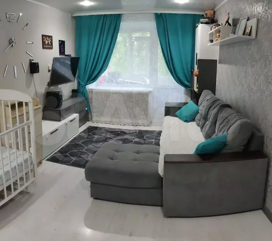 1-к. квартира, 29,7 м, 5/5 эт. - Фото 0