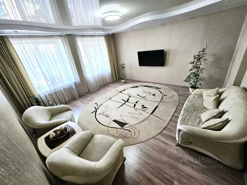 3-к кв. Татарстан, Казань ул. Фатыха Амирхана, 14А (104.6 м) - Фото 2