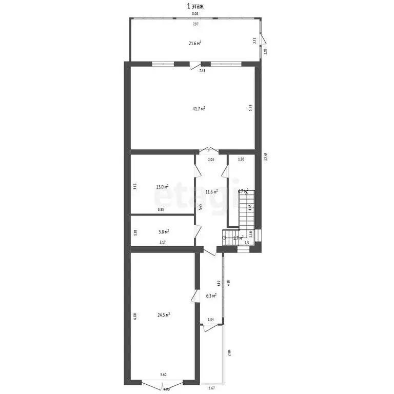 Дом в село Рощинский, Сосновая улица (226 м) - Фото 2