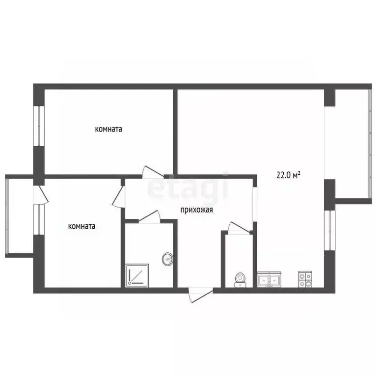 2-к кв. Краснодарский край, Анапа ул. Ленина, 189 (86.0 м) - Фото 2