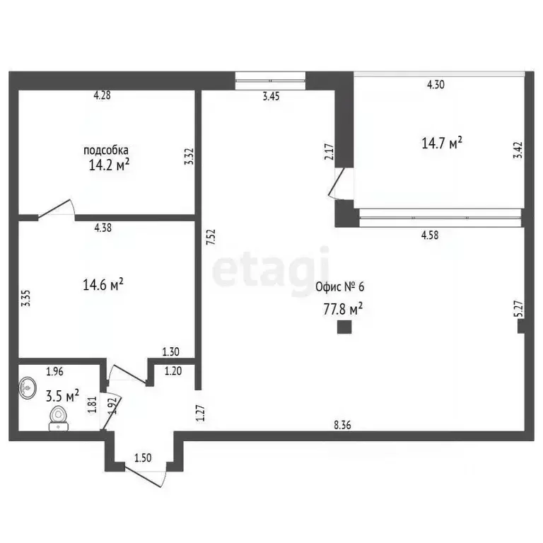 Помещение свободного назначения в Крым, Евпатория просп. Победы, ... - Фото 2