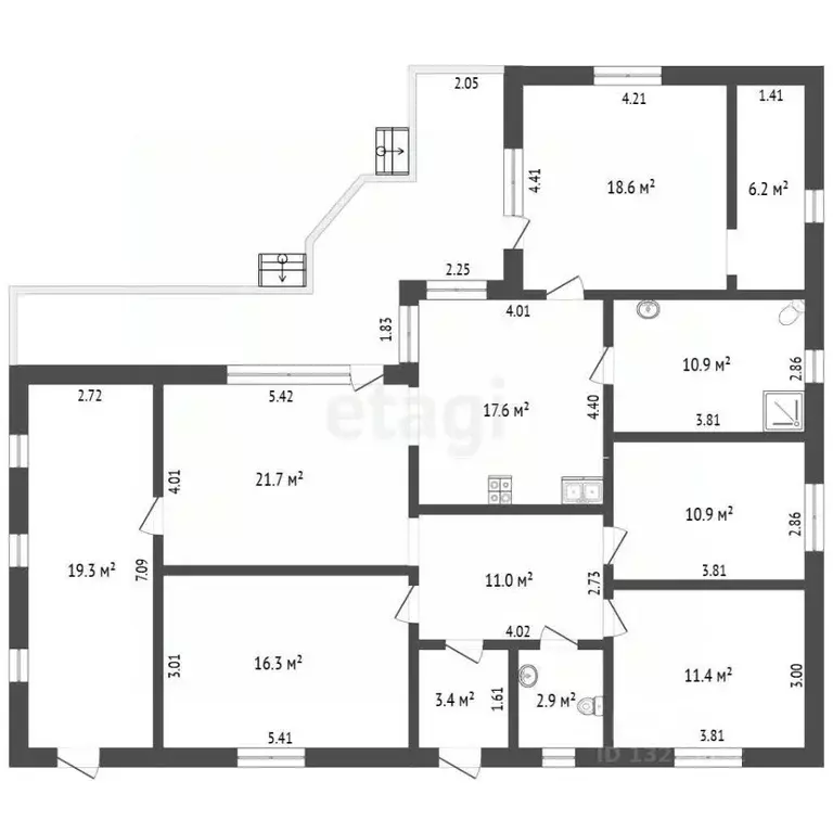Дом в Вологодская область, д. Россолово 7 (150 м) - Фото 2