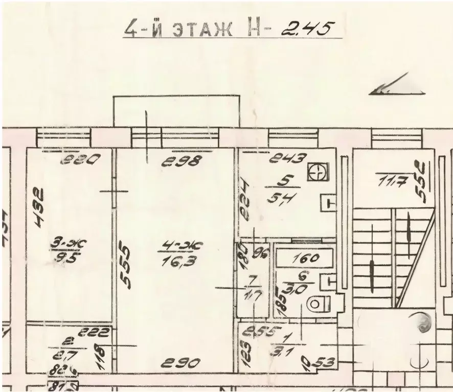 2-к кв. Калининградская область, Калининград Ленинский просп., 31 ... - Фото 2