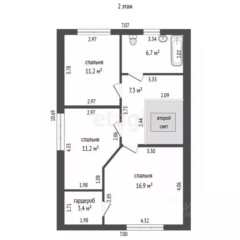 Дом в Башкортостан, Стерлитамакский район, Отрадовский сельсовет, ... - Фото 1