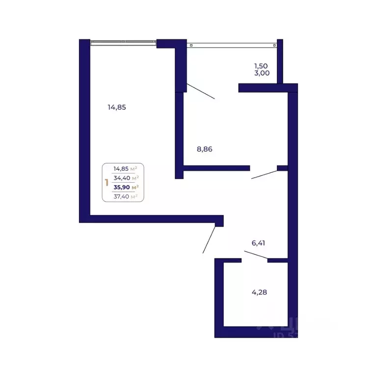 1-к кв. Башкортостан, Уфа Затон-Восточный жилрайон, Паруса жилой ... - Фото 0