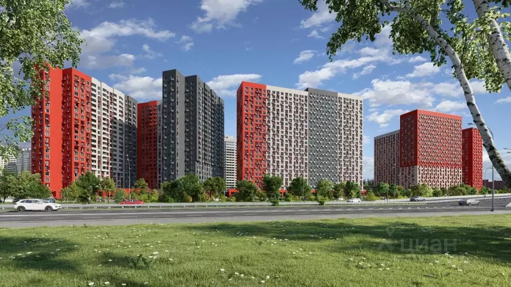 2-к кв. Москва Городские Истории жилой комплекс (51.58 м) - Фото 1