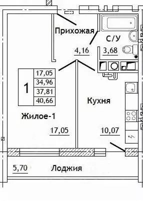 1-к кв. Смоленская область, Смоленский муниципальный округ, д. ... - Фото 0