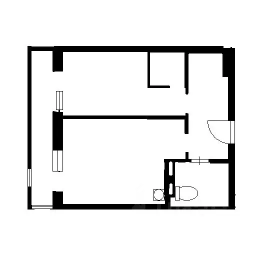 2-к кв. Новосибирская область, Новосибирск ул. Костычева, 36 (45.0 м) - Фото 1