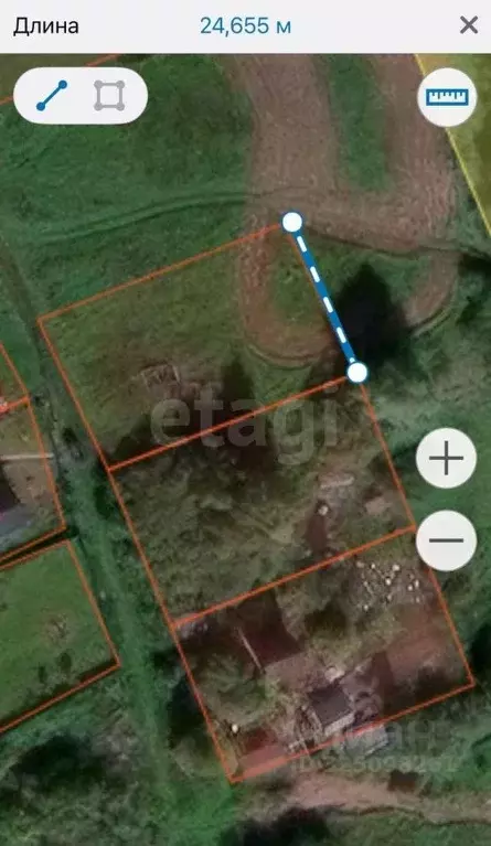 Участок в Башкортостан, Уфимский район, Дмитриевский сельсовет, д. ... - Фото 2