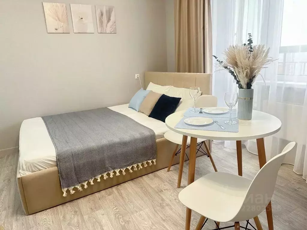 Студия Курганская область, Курган Заозерный жилрайон, 5-й мкр, 35А ... - Фото 1