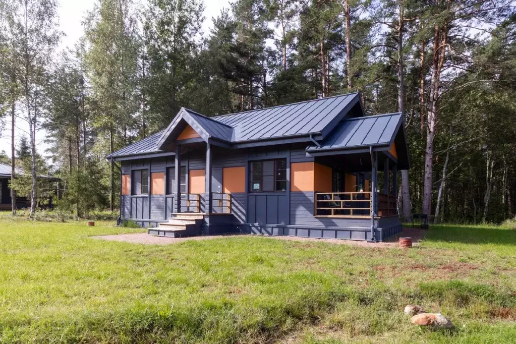 Коттедж в Ленинградская область, Выборгский район, Полянское с/пос, ... - Фото 1