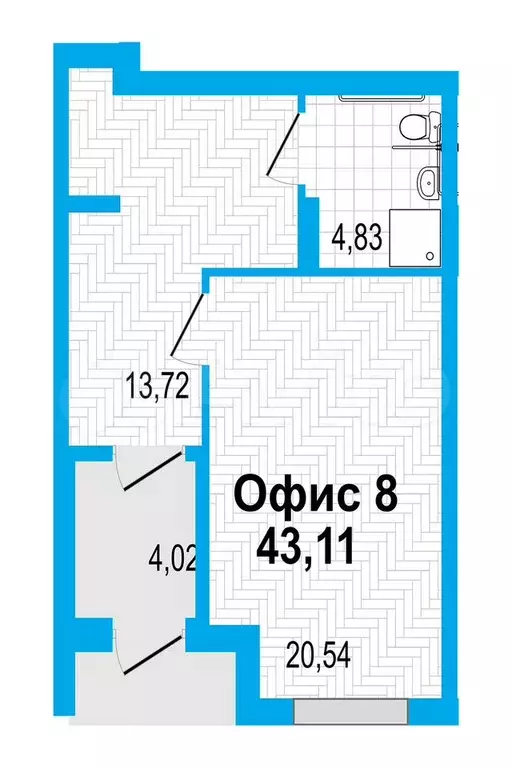 Продам помещение свободного назначения, 43.11 м - Фото 0