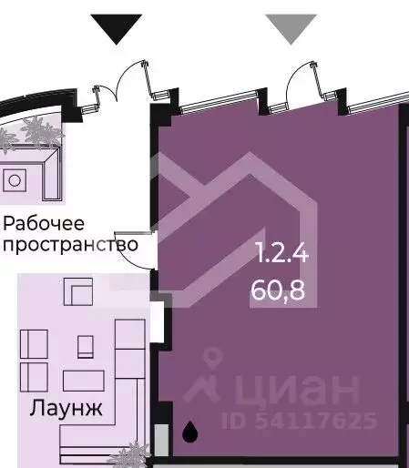 Помещение свободного назначения в Москва Ильменский проезд, 13/8 (61 ... - Фото 2