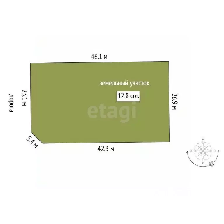 Участок в Тюменская область, Тюменский муниципальный округ, ... - Фото 2