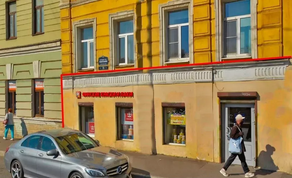 Торговая площадь в Санкт-Петербург наб. Реки Фонтанки, 75 (98 м) - Фото 0