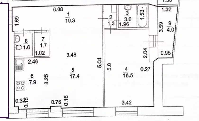 Продаётся 2-к квартира, 61.7 м - Фото 1