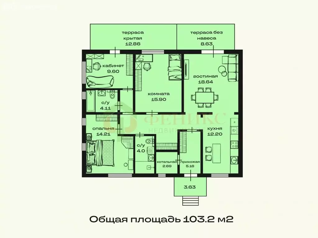 Дом в Лесколовское сельское поселение, массив Кискелово, садовые ... - Фото 2
