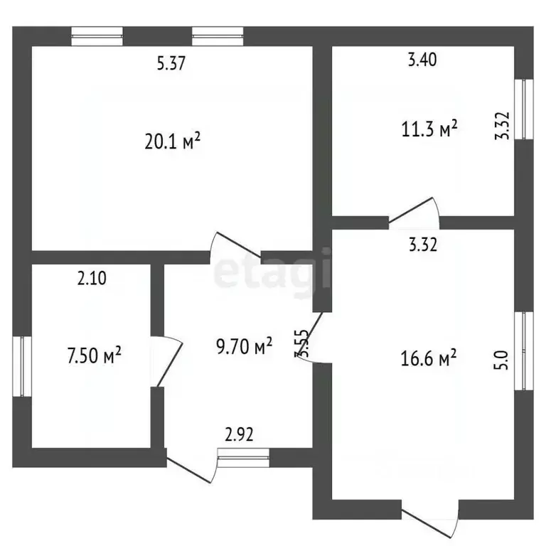 Дом в Крым, Красногвардейский район, Октябрьское пгт ул. Карла Маркса ... - Фото 2