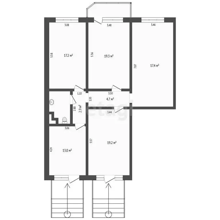 Помещение свободного назначения (106 м) - Фото 1