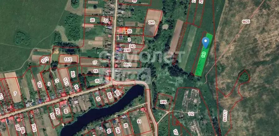 Участок в Марий Эл, Медведевский район, Нурминское с/пос, д. Ныръял  ... - Фото 2