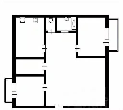 3-к кв. Иркутская область, Усть-Илимск ул. Георгия Димитрова, 16 (61.0 ... - Фото 2