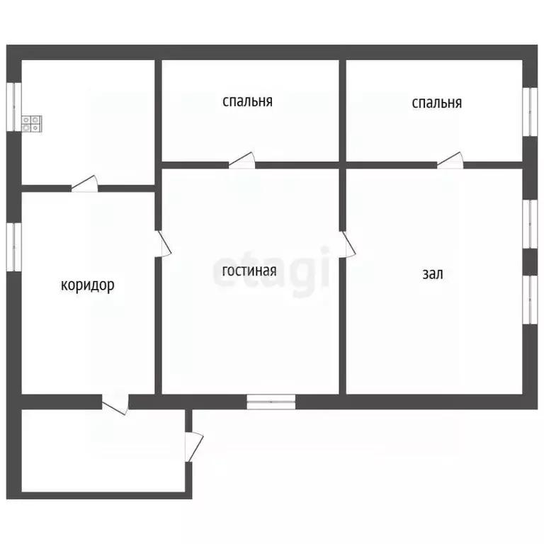 Дом в Саратовская область, Романовка рп ул. Ленина, 22 (44 м) - Фото 1