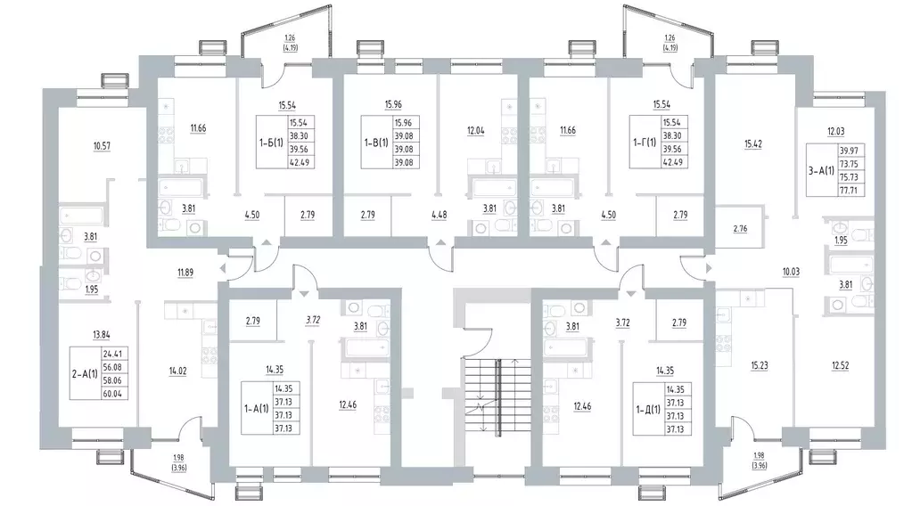 1-к кв. Пермский край, Пермь Рионская ул., 4А (39.08 м) - Фото 2