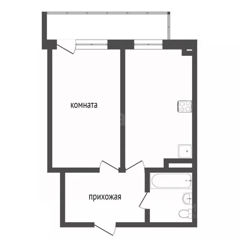 1-к кв. Севастополь ул. Колобова, 22/3 (44.0 м) - Фото 2