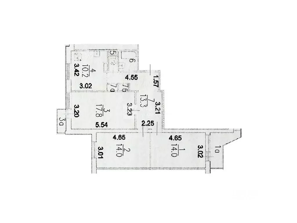 Квартира, 3 комнаты, 74.4 м - Фото 1