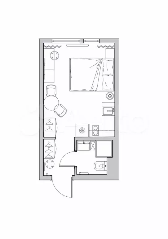 Квартира-студия, 19 м, 9/14 эт. - Фото 0