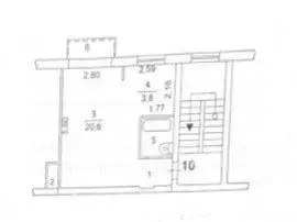 1-к кв. Челябинская область, Челябинск Новороссийская ул., 41 (30.4 м) - Фото 1