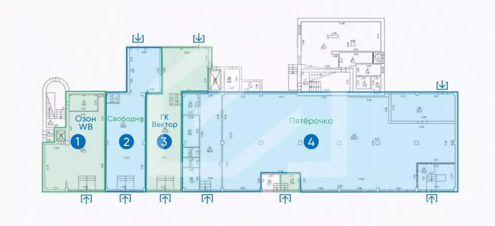 Помещение свободного назначения в Москва Вольная ул., 35С4 (78 м) - Фото 2