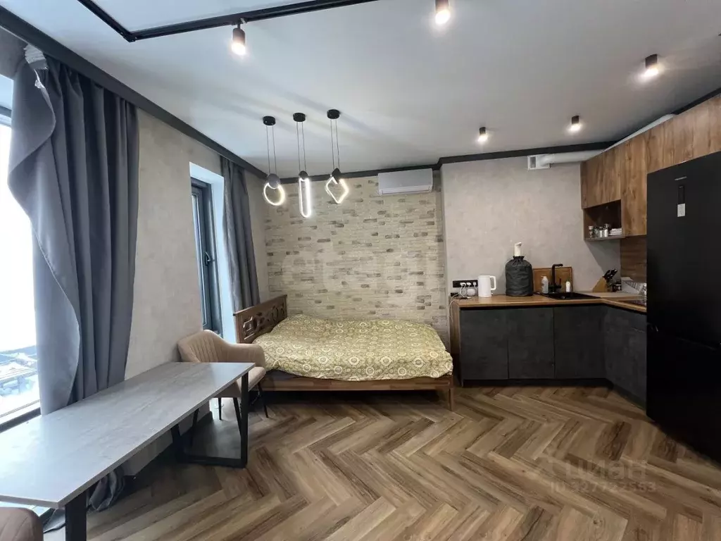 Студия Тюменская область, Тюмень ул. Николая Машарова, 2 (31.0 м) - Фото 1