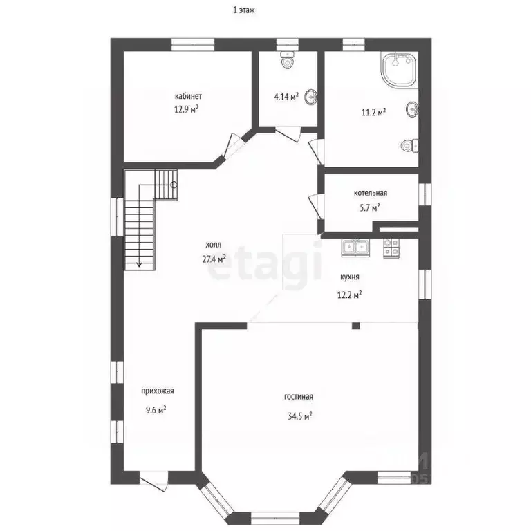 Дом в Татарстан, Альметьевск ул. Крупской, 6 (246 м) - Фото 2