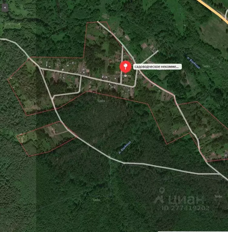 Участок в Псковская область, Порховский район, Стуголь СНТ  (10.0 ... - Фото 1