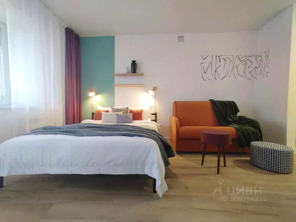 Студия Красноярский край, Красноярск ул. Мужества, 10В (29.0 м) - Фото 1