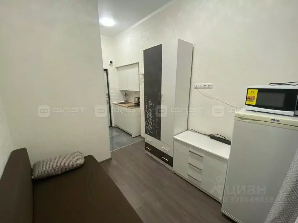1-к кв. Татарстан, Казань ул. Дементьева, 27 (15.0 м) - Фото 2