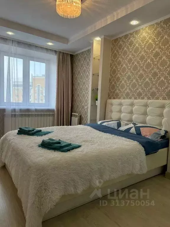 2-к кв. Чувашия, Чебоксары Благовещенский мкр, бул. Олега Волкова, 3 ... - Фото 0