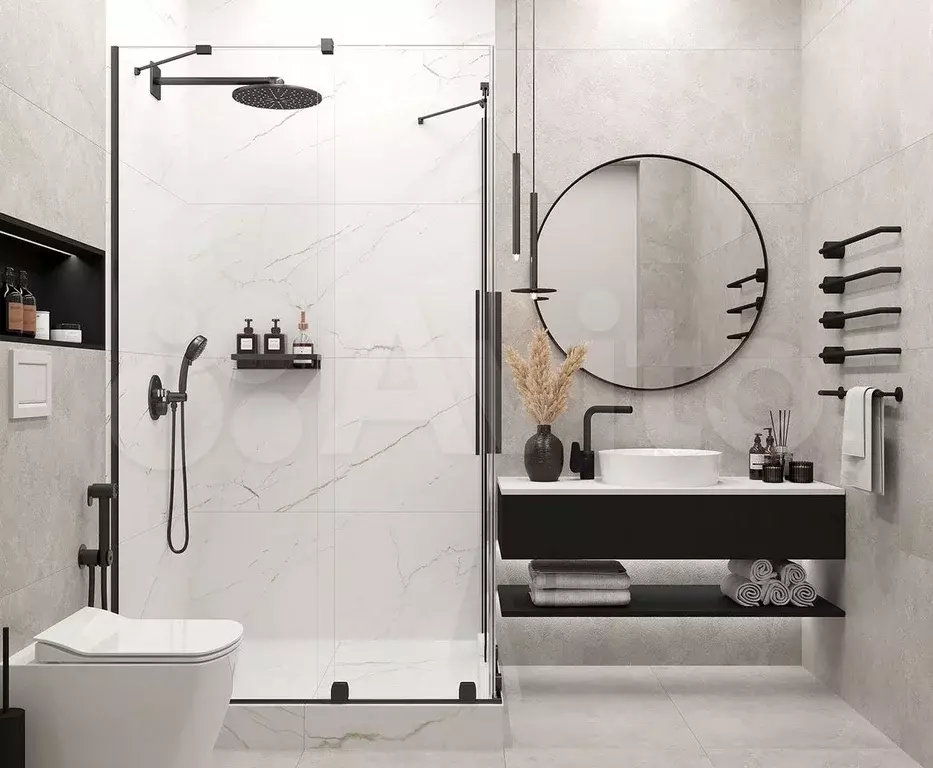 2-к. квартира, 66,4 м, 6/8 эт. - Фото 0