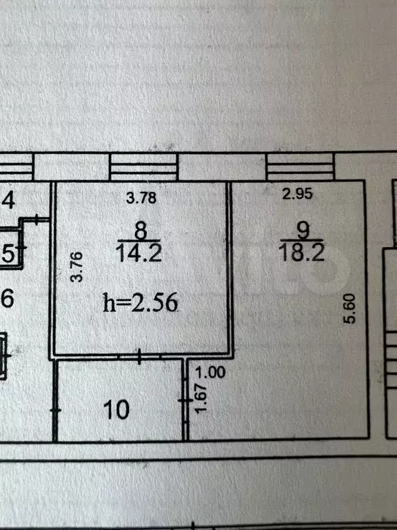 2-к. квартира, 32,4 м, 1/5 эт. - Фото 0