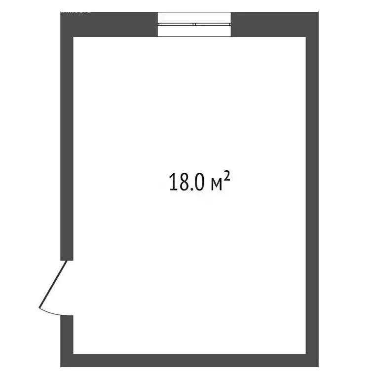 1к в -комнатной квартире (18 м) - Фото 1