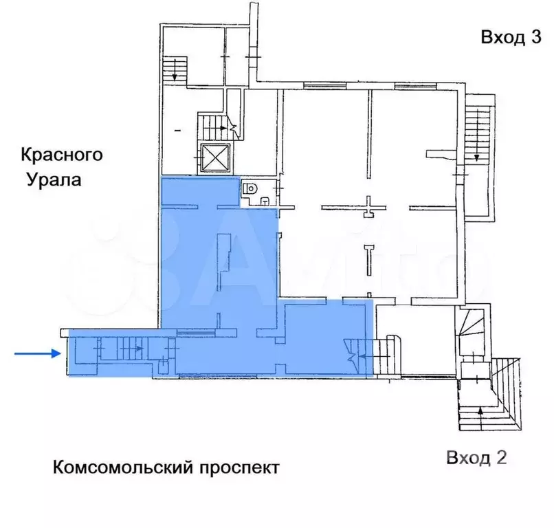 Продам помещение свободного назначения, 64.2 м - Фото 0