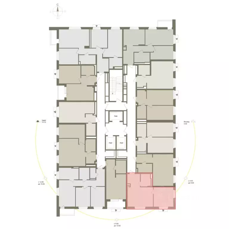 1-к кв. Башкортостан, Уфа Родина Парк жилой комплекс (42.6 м) - Фото 2