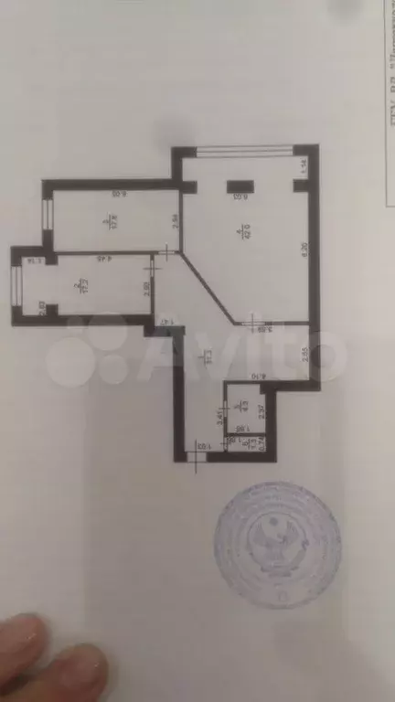 3-к. квартира, 115 м, 3/7 эт. - Фото 0