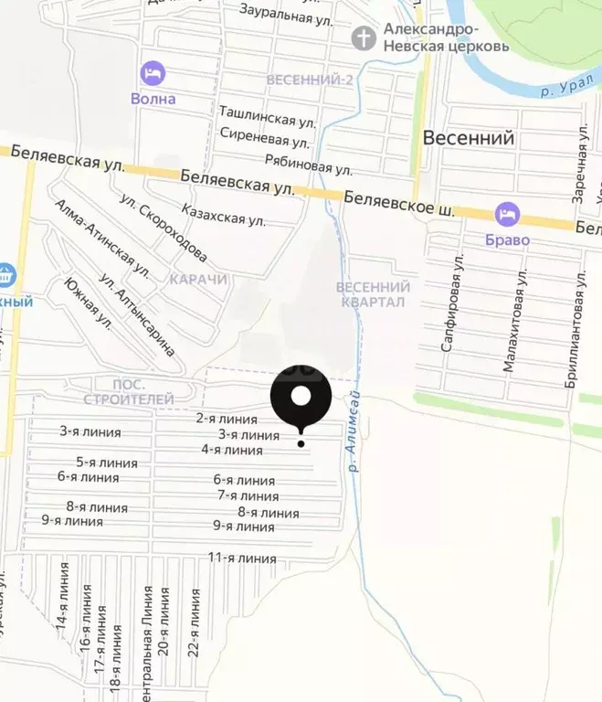 Участок в Оренбургская область, Оренбургский район, Весенний ... - Фото 2