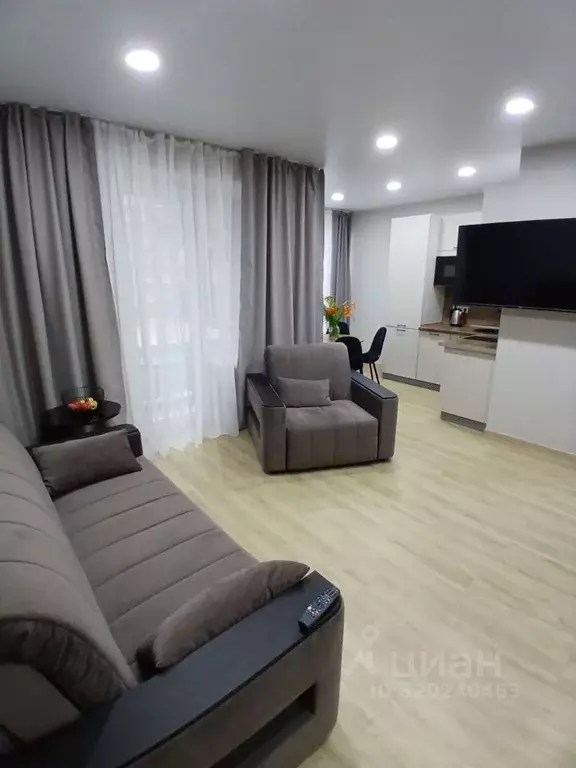 Студия Краснодарский край, Сочи ул. Полтавская, 21А (30.0 м) - Фото 1