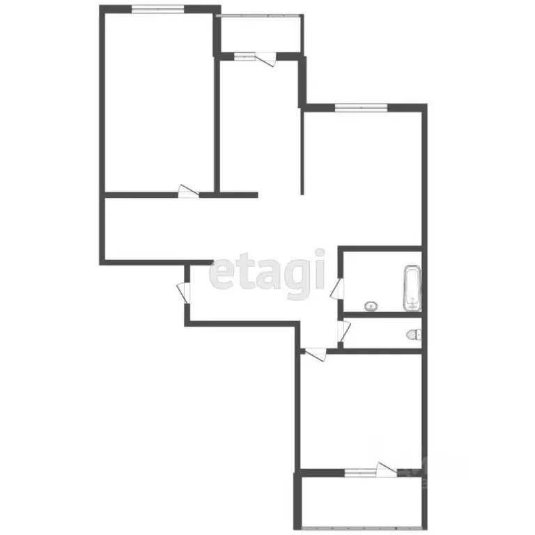3-к кв. Красноярский край, Красноярск ул. Ленина, 52 (143.3 м) - Фото 2