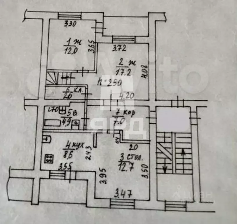 4-к кв. Ростовская область, Таганрог ул. Фрунзе (94.0 м) - Фото 1