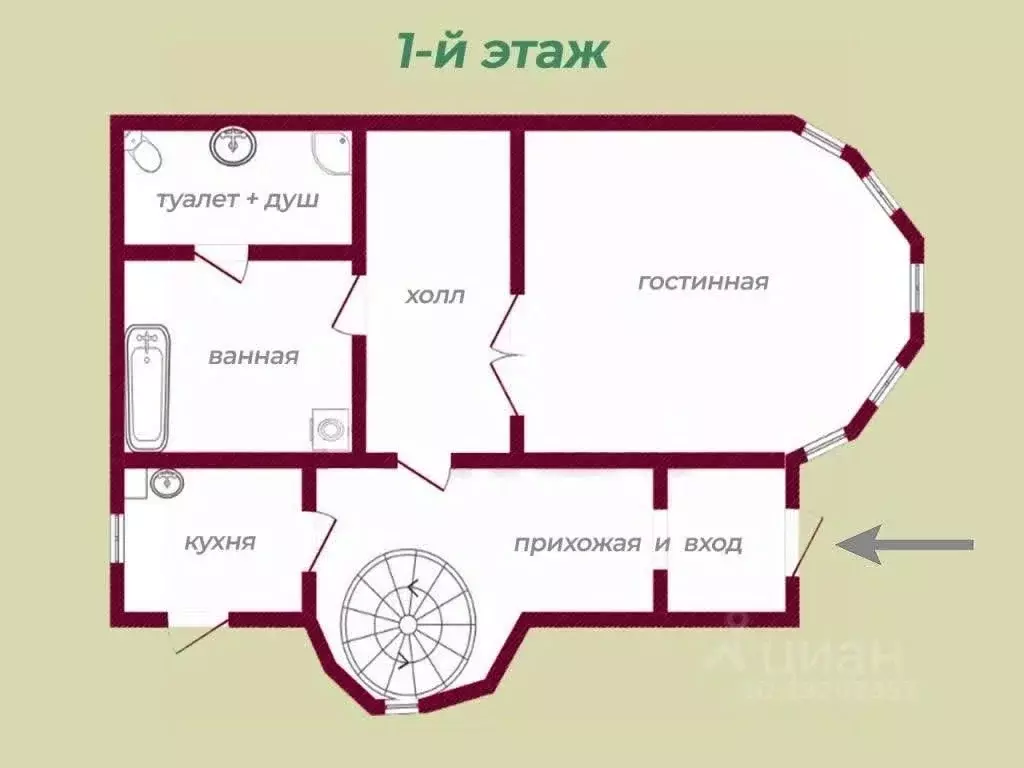 Дом в Краснодарский край, Новороссийск ул. Розовая, 1 (88 м) - Фото 2